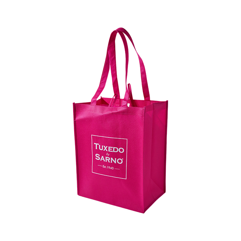 Розовые многоразовые сумки из нетканого материала