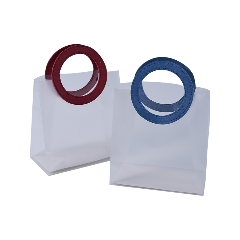 Элегантная подарочная большая сумка с матовым квадратом